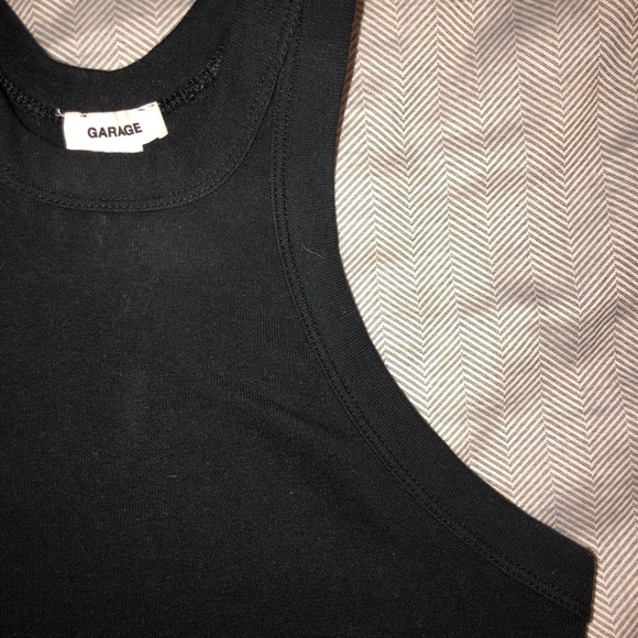 Black Halter Crop Top - Picture 2 of 2